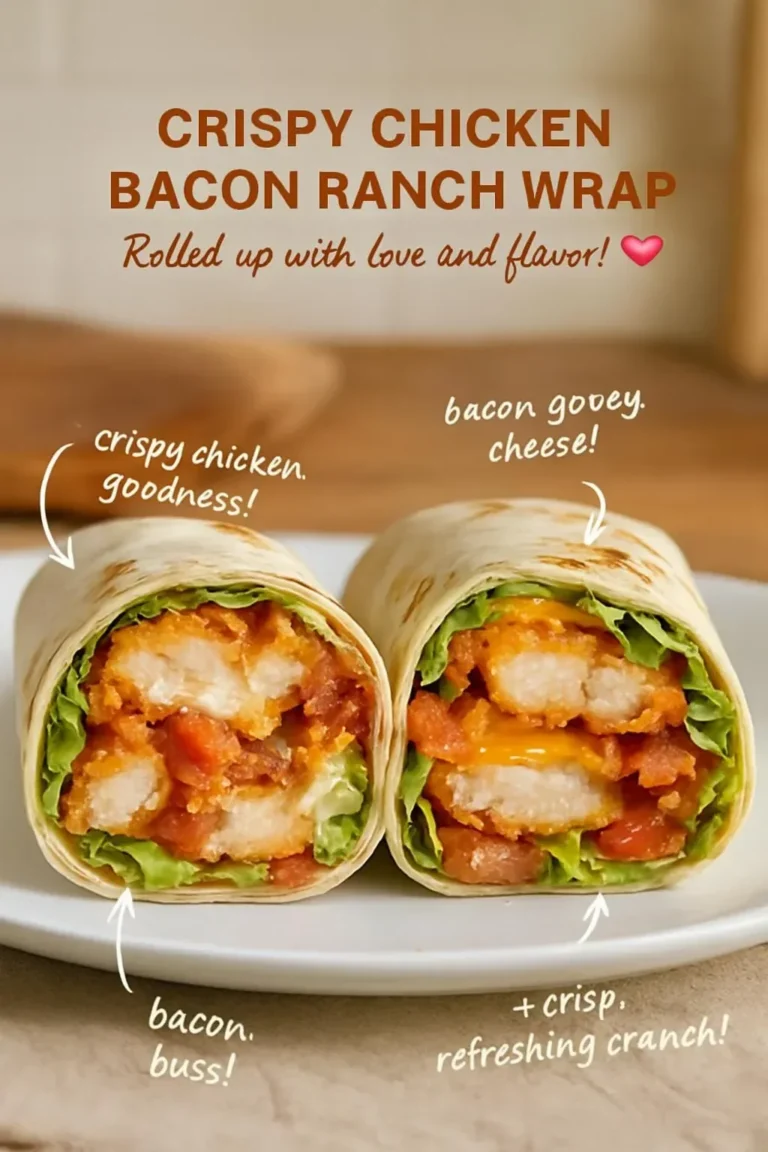 Crispy Chicken Bacon Ranch Wrap