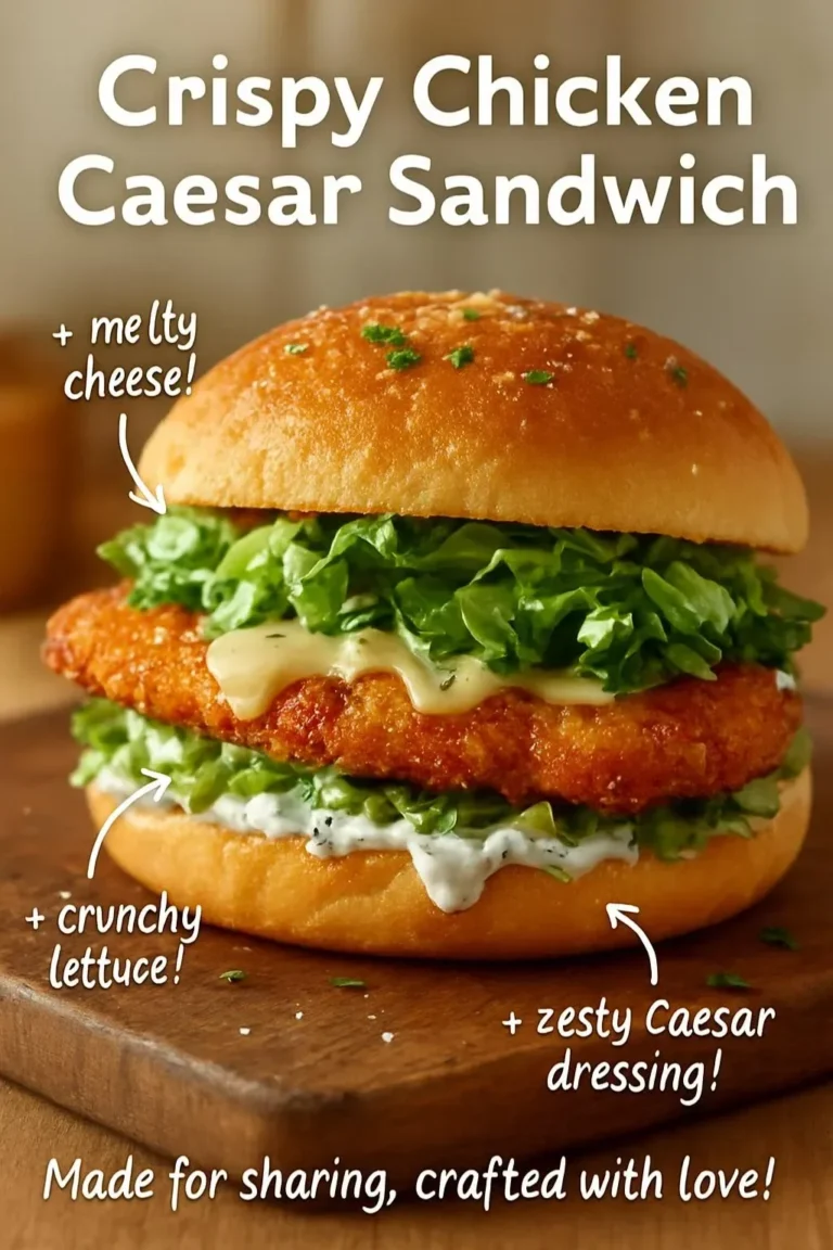 Crispy Chicken Caesar Sandwich