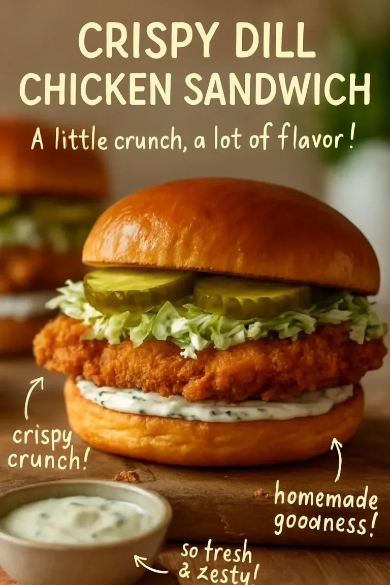 Crispy Dill Chicken Sandwich