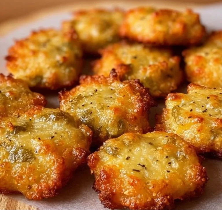 Crispy Pickle Cheese Bites