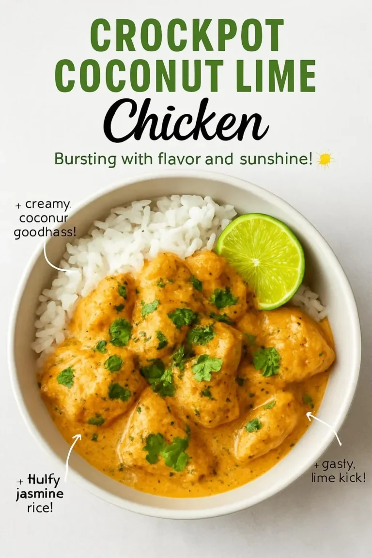 Crockpot Coconut Lime Chicken