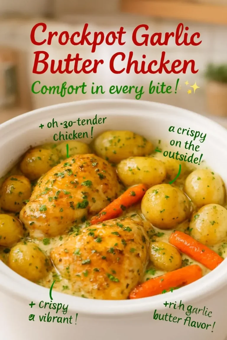Crockpot Garlic Butter Chicken