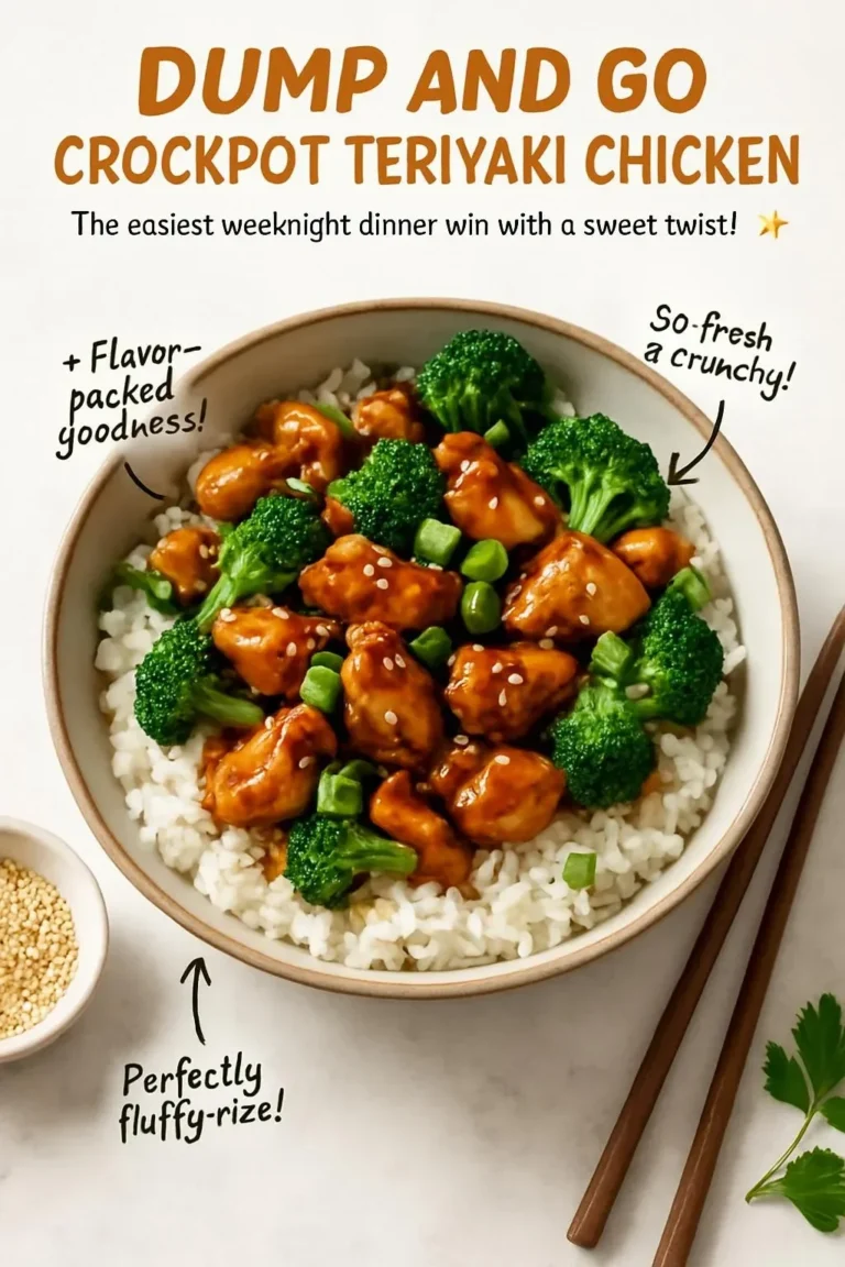 Dump and Go Crockpot Teriyaki Chicken – The Easiest Weeknight Dinner Win