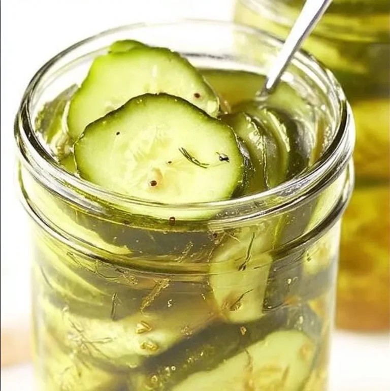 Garlic Dill Zucchini Pickles
