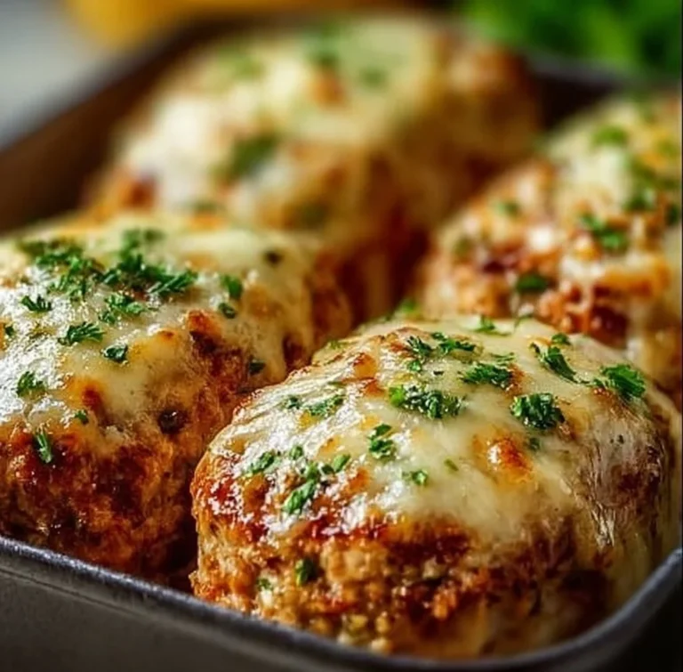 Garlic Parmesan Chicken Meatloaf