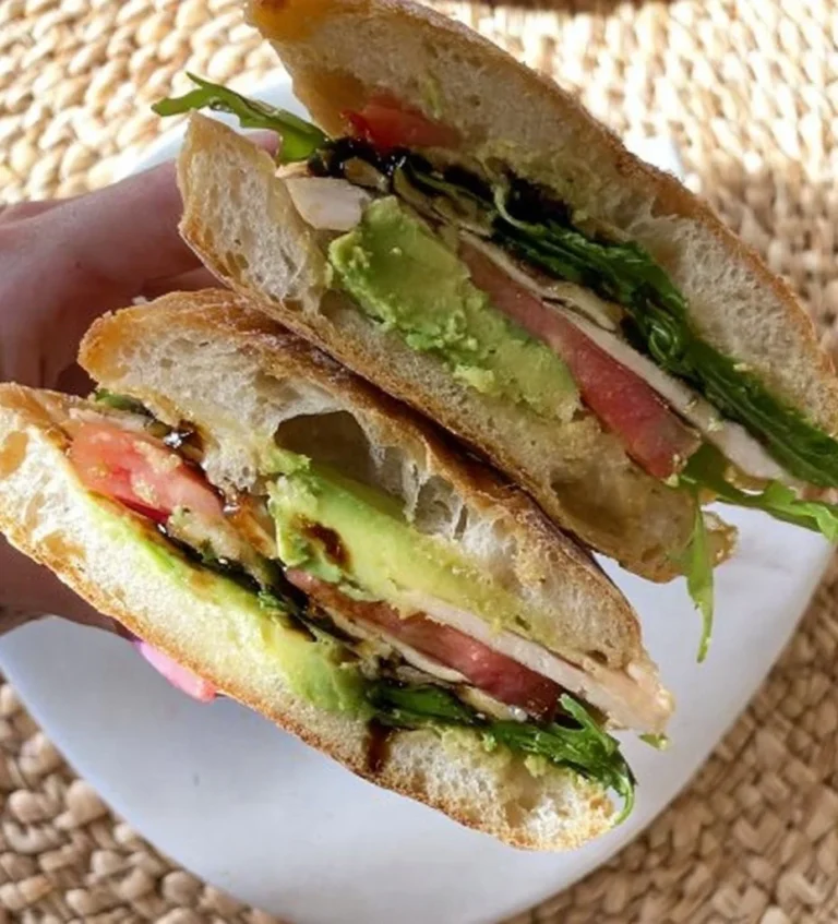 Healthy Mediterranean Sourdough Sandwiches