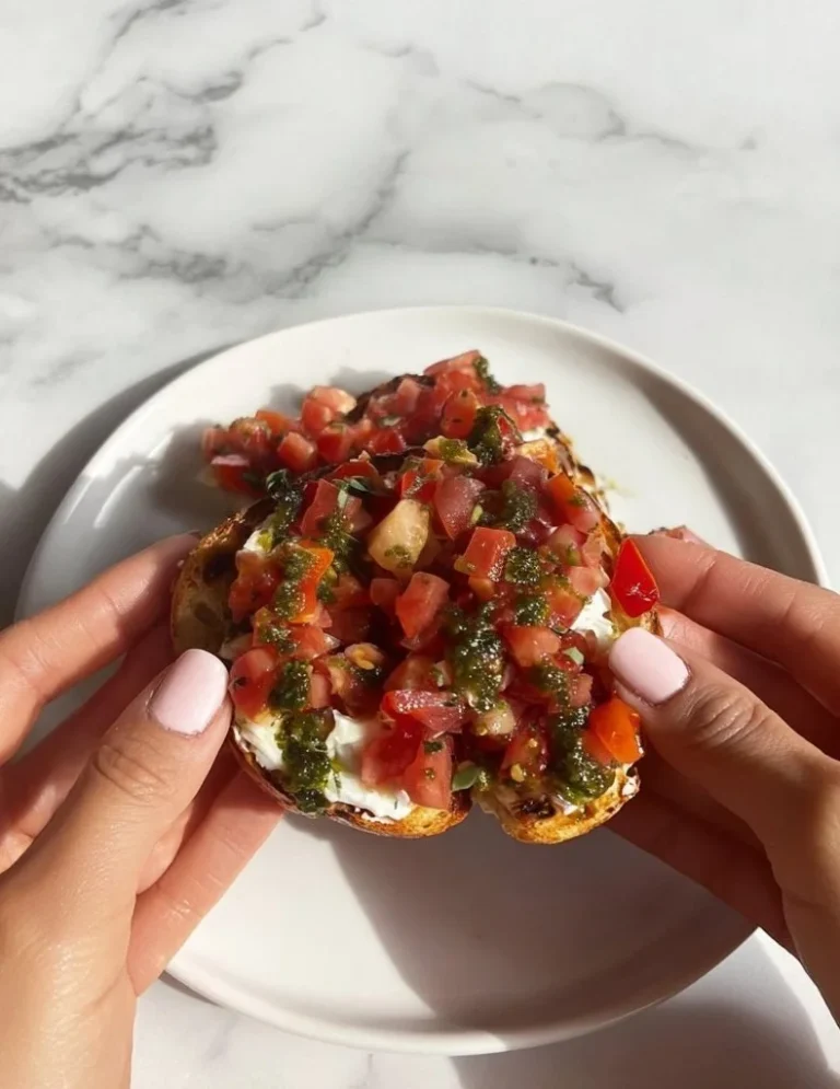 Hearty Caprese Bruschetta
