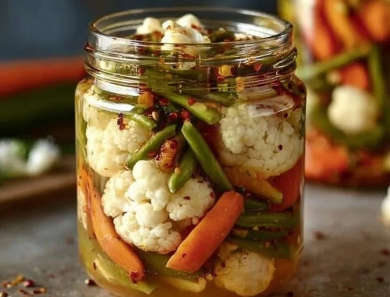 Homemade Refrigerator Pickled Vegetables
