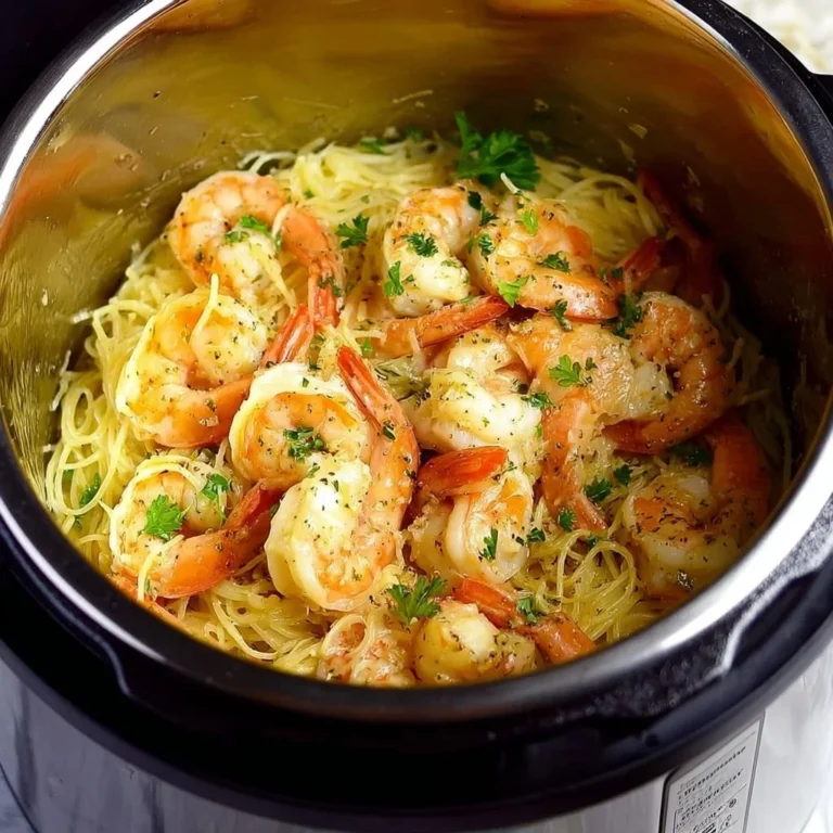Instant Pot Shrimp Scampi Pasta