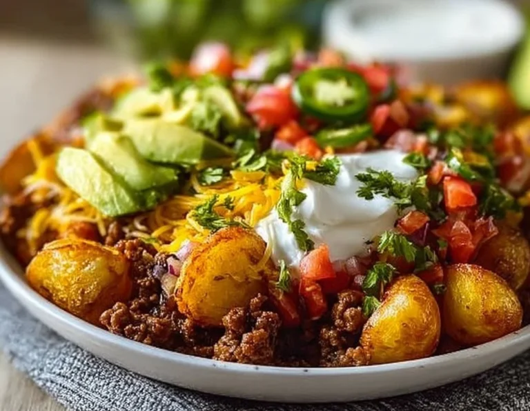 Loaded Potato Taco Bowl
