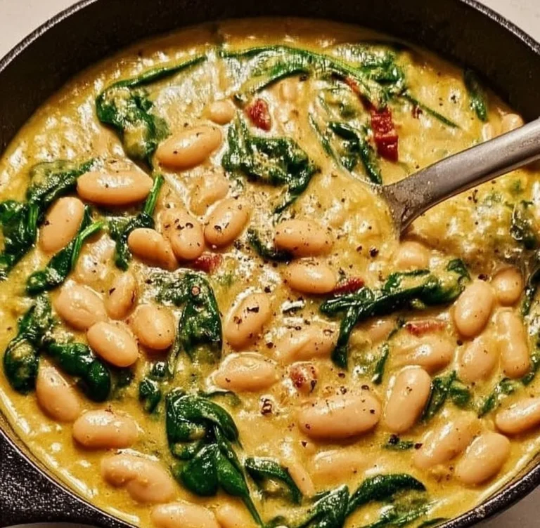 Marry Me White Bean & Spinach Skillet