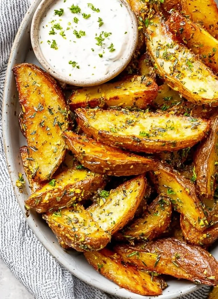 Mediterranean Potato Wedges
