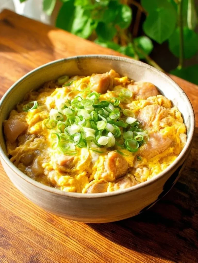 Oyakodon Chicken and Egg Rice Bowl