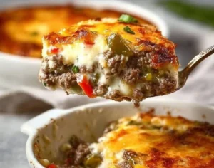 Philly Cheesesteak Casserole