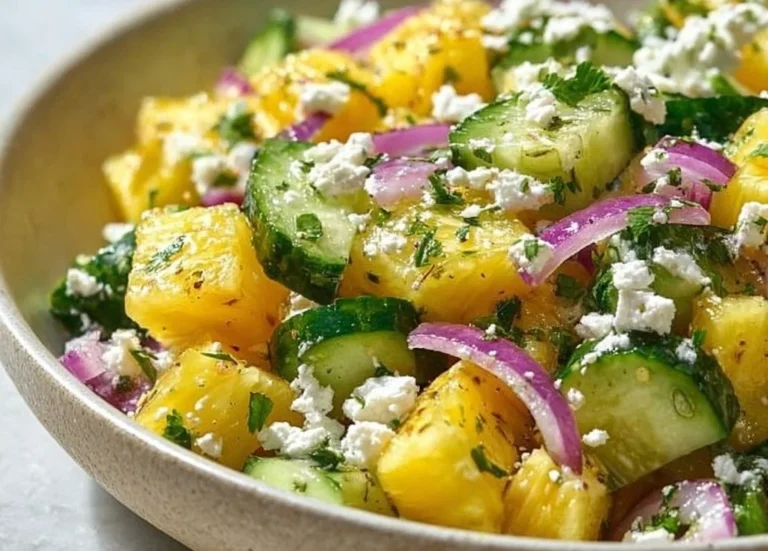 Pineapple Cucumber Salad – Refreshing, Sweet, and Zesty