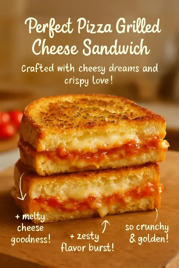 Pizza Grilled Cheese Sandwich