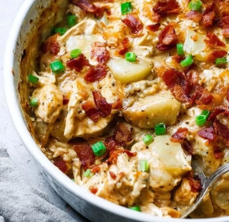 Savory Creamy Chicken Potato Casserole