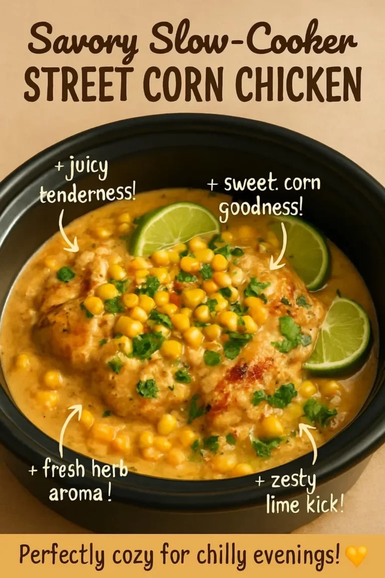 Savory Slow-Cooker Street Corn Chicken for Cozy Nights