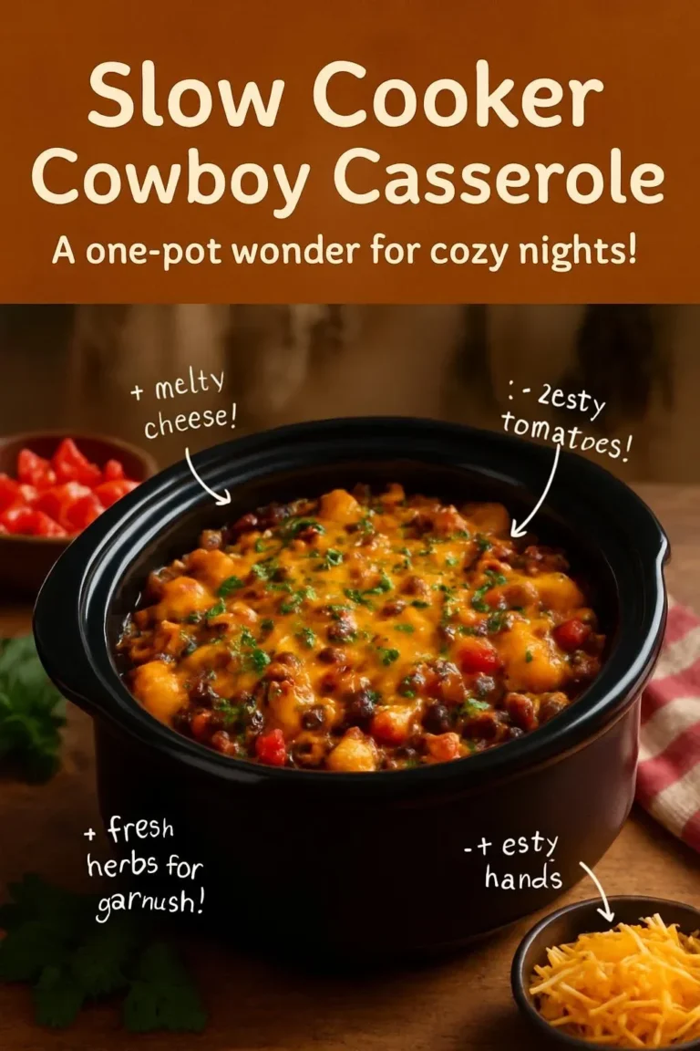 Slow Cooker Cowboy Casserole