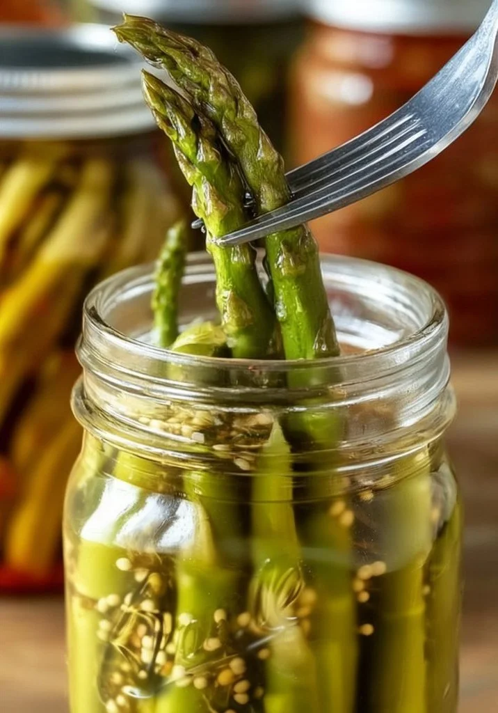 Spicy Pickled Asparagus
