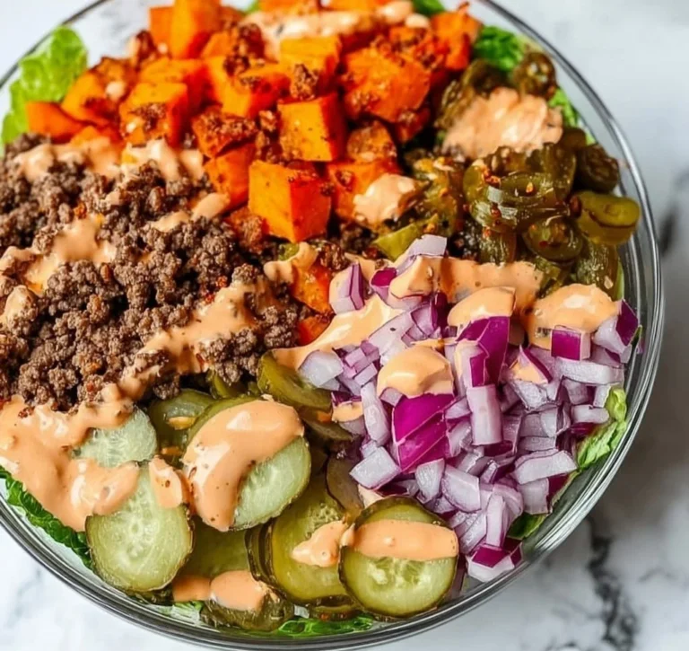 Sweet Potato Burger Bowl