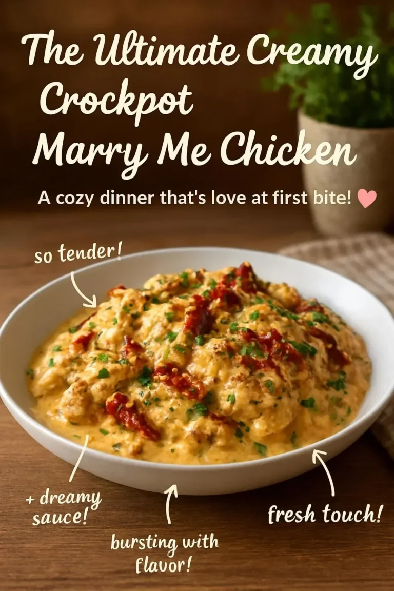 The Ultimate Creamy Crockpot Marry Me Chicken: Easy Weeknight Dinner That Impresses