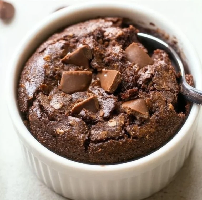 1 Minute Keto Brownie in a Mug