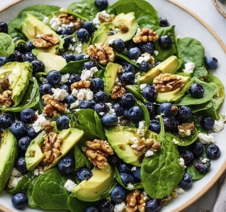 20-Minute Spinach Blueberry Salad