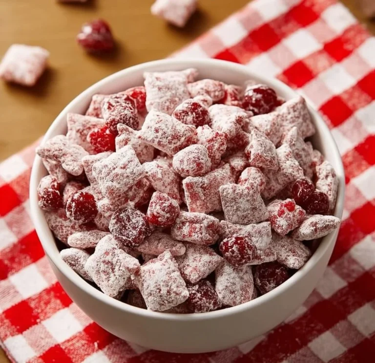 Cherry Cheesecake Puppy Chow