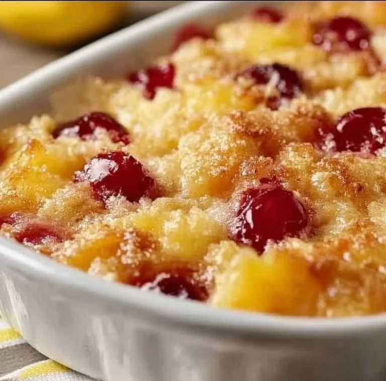 Cherry Pineapple Dump Cake