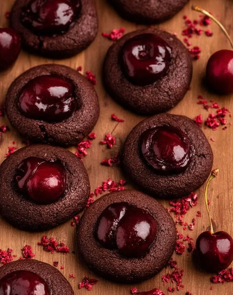 Chocolate Cherry Cookies