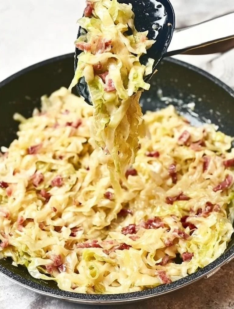 Creamy Cabbage Carbonara