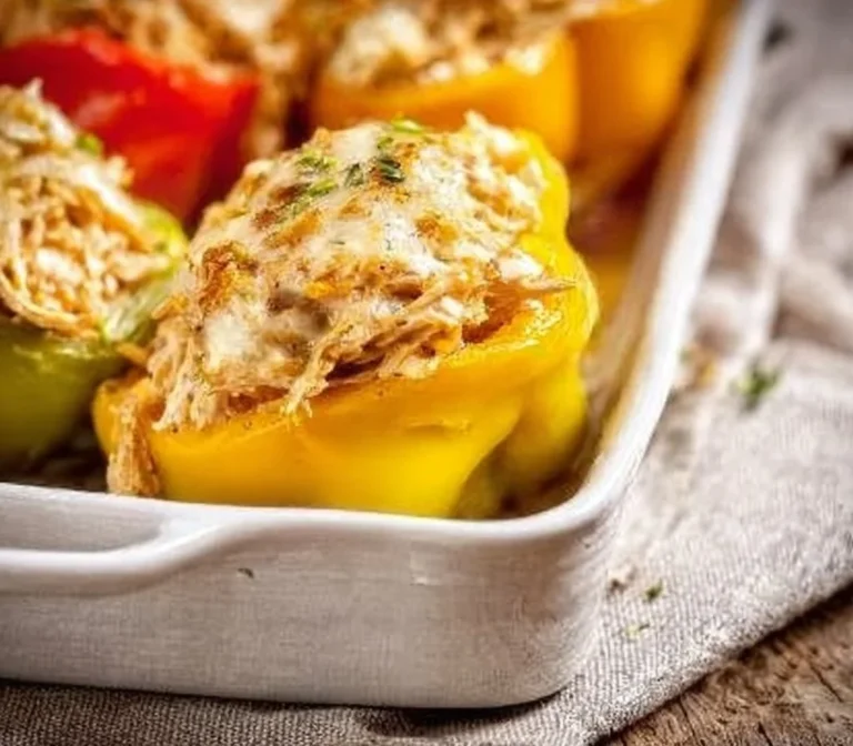 Creamy Chicken Stuffed Peppers