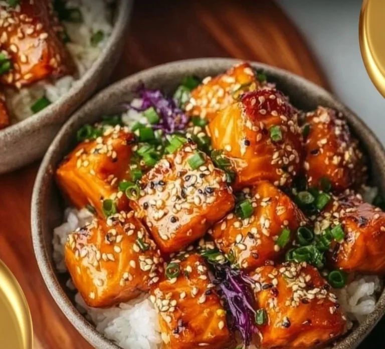 Crispy Salmon and Rice Bowl