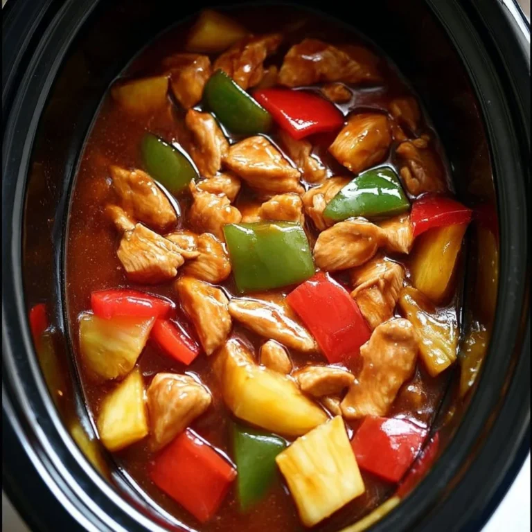 Crockpot Sweet and Sour Chicken