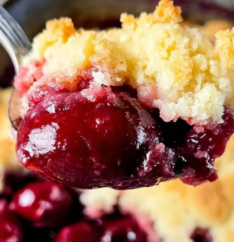 Dark Cherry Cobbler