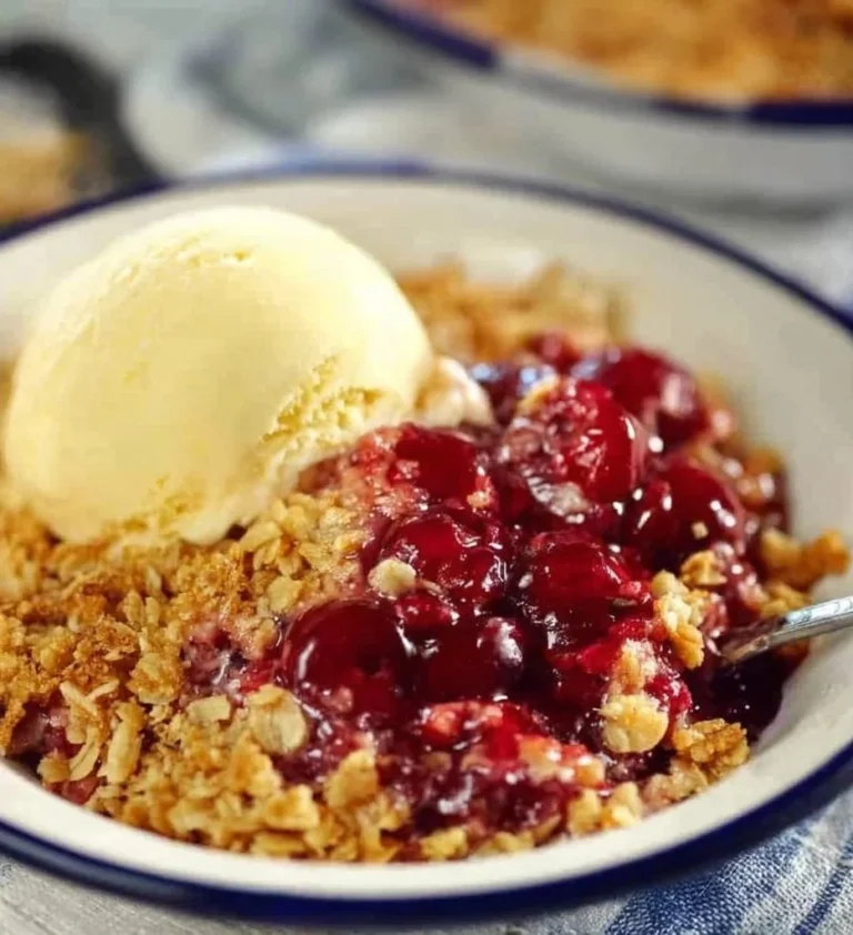 Easy Cherry Crisp