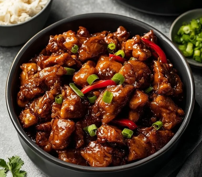 Easy Crockpot General Tso’s Chicken