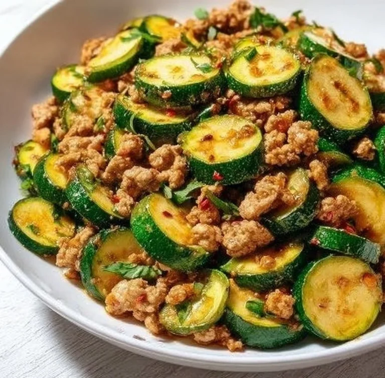 Ground Turkey and Zucchini Skillet