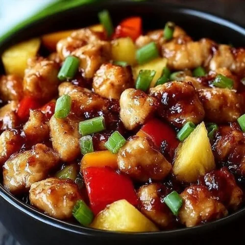 Crock-Pot Hawaiian Chicken with pineapple and teriyaki sauce