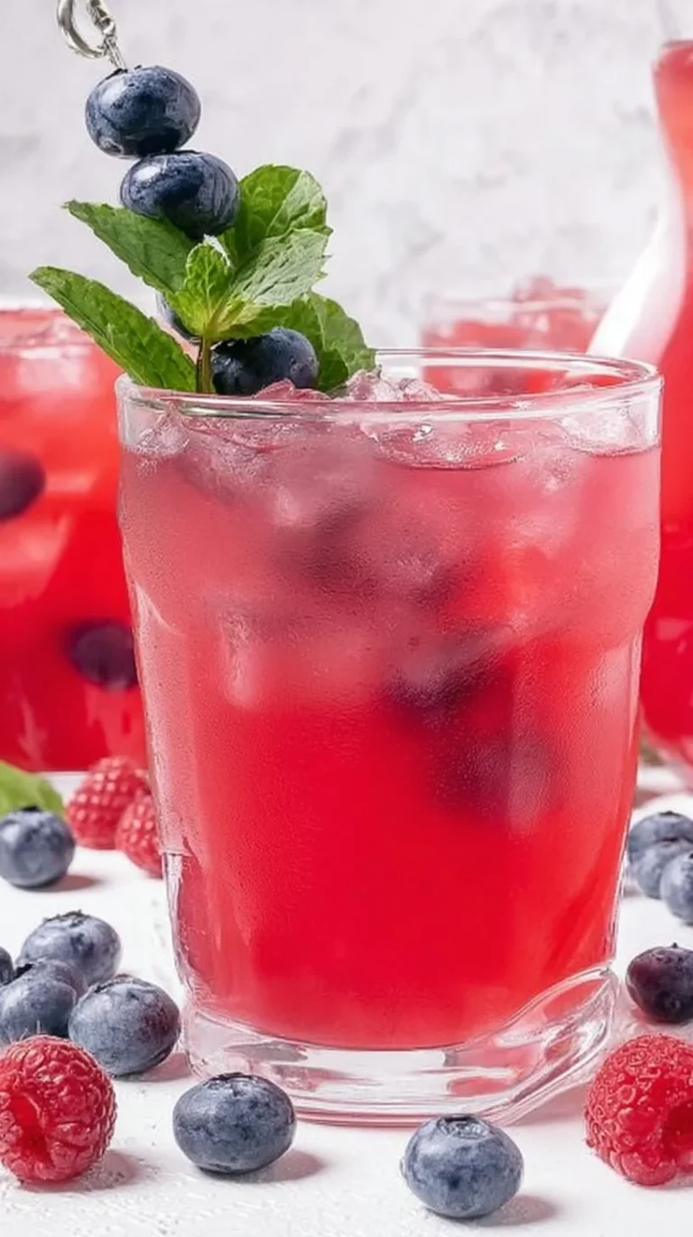 Iced Antioxidant Rich Blueberry Green Tea