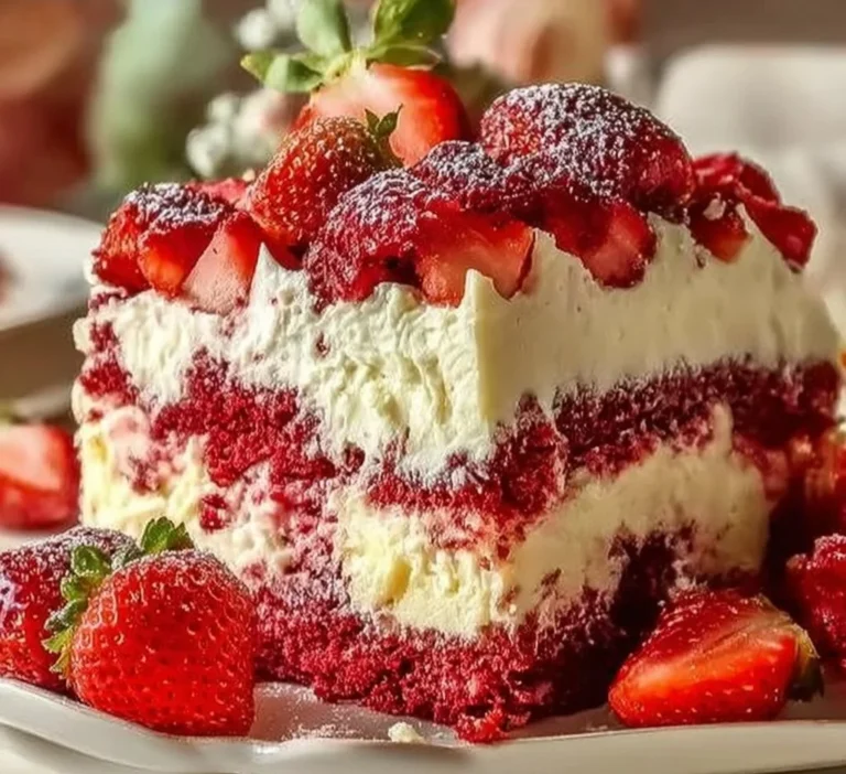 Irresistible Strawberry Earthquake Cake That Steals the Show
