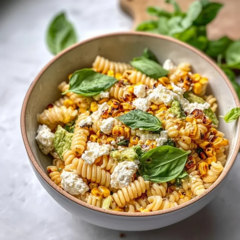 Juicy Street Corn Pasta Salad