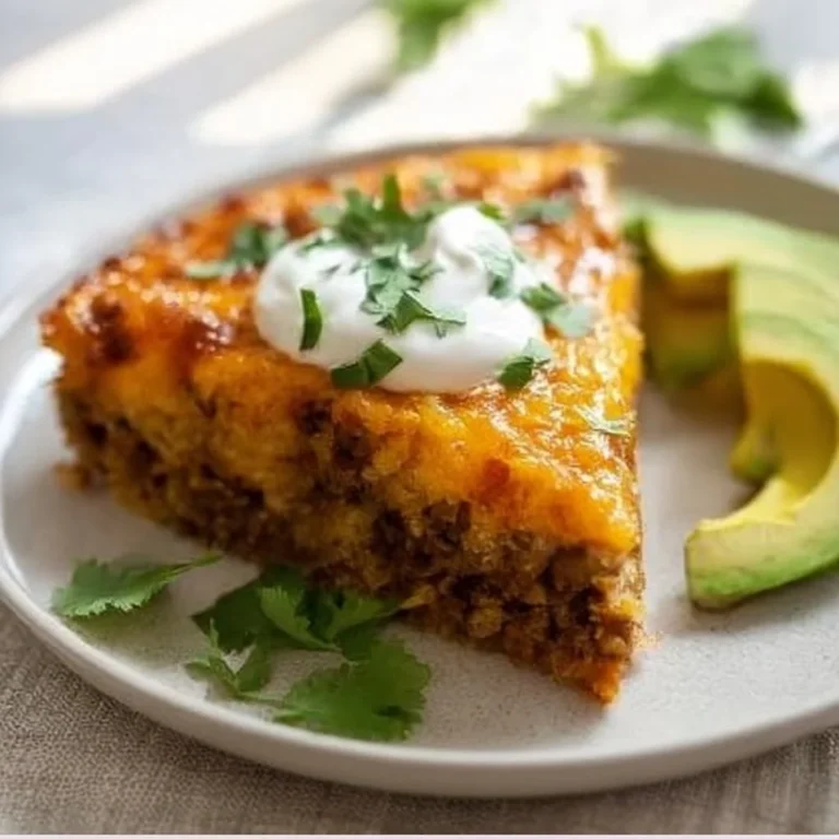 Keto Crustless Taco Pie