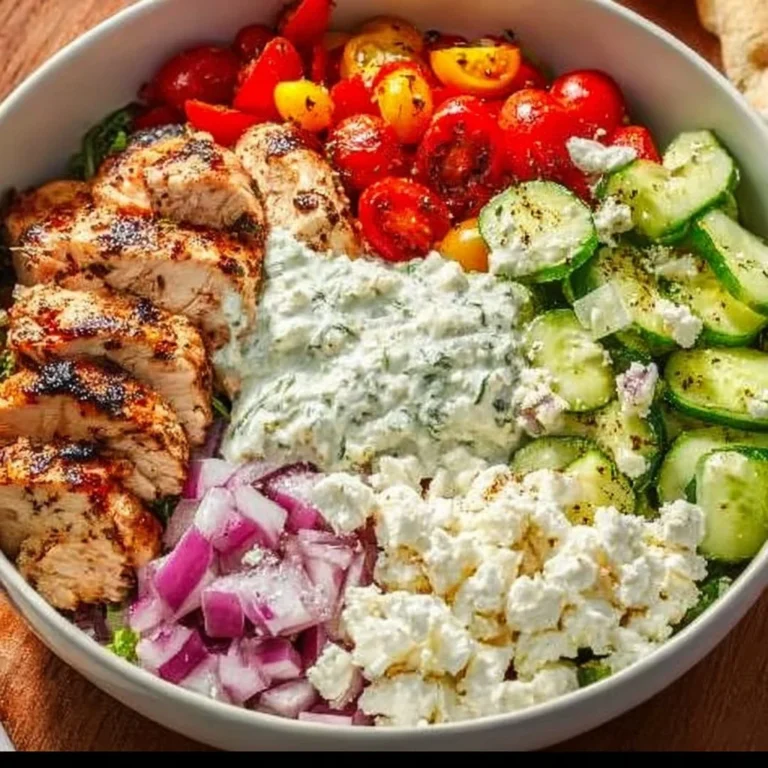 Keto Greek Chicken Bowls