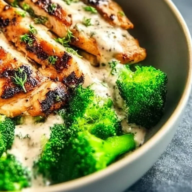 Keto Grilled Chicken & Broccoli Bowls