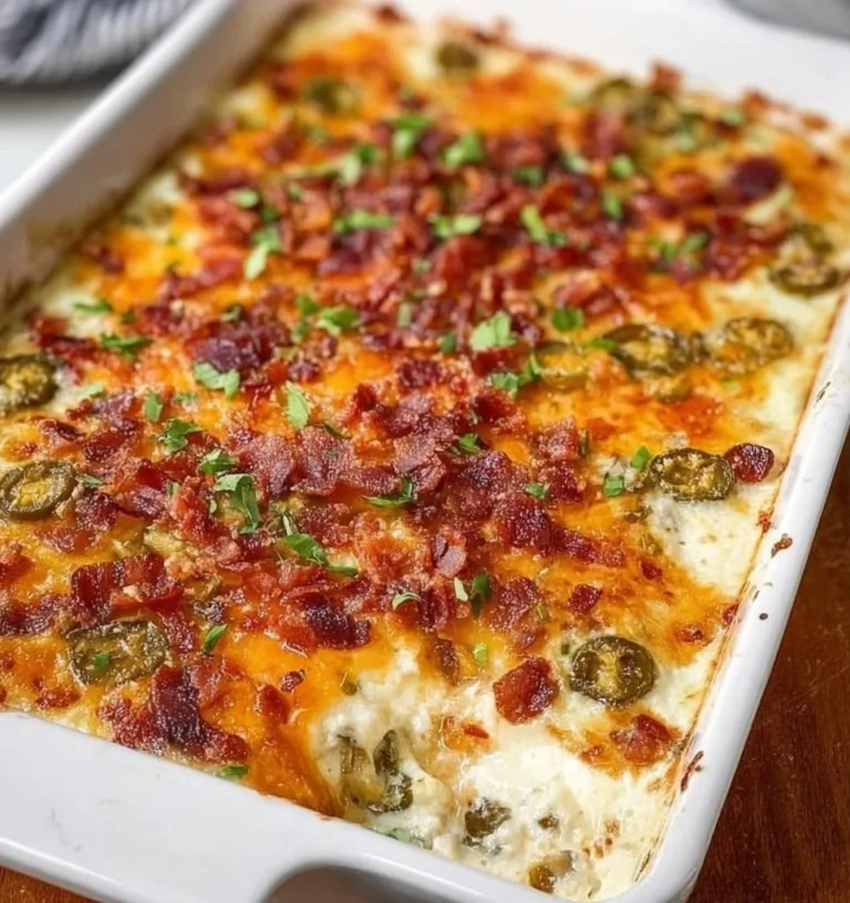 Keto Jalapeno Popper Chicken Casserole