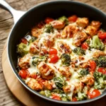 Keto Low-Carb Tuscan Chicken dish with herbs and creamy sauce