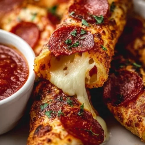 Keto Beef Pepperoni Cheese Roll-Ups - Low-carb savory snack