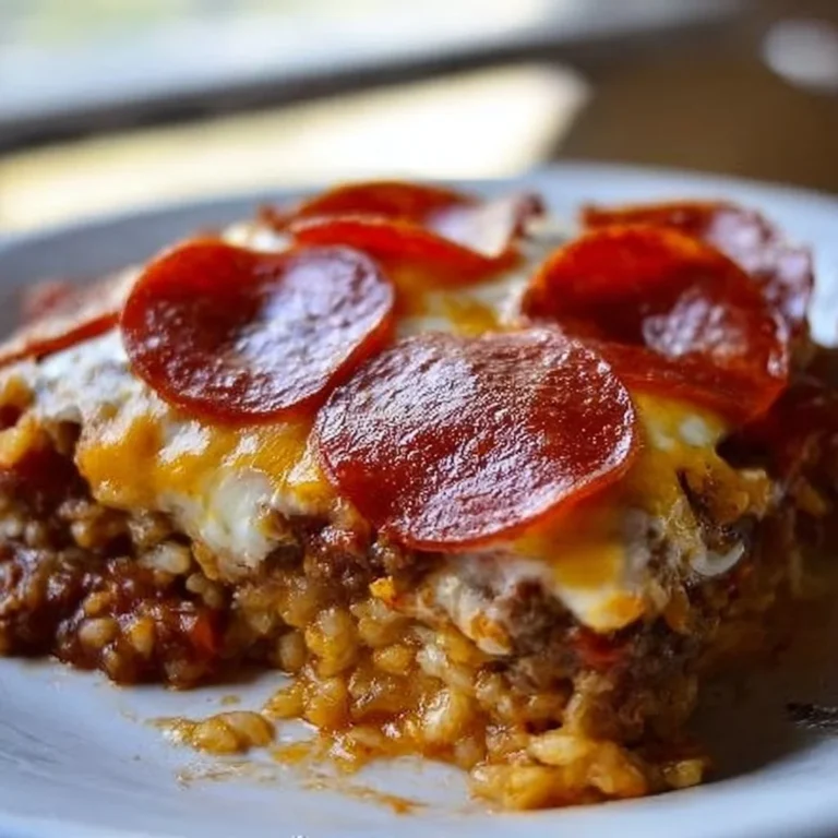 Low Carb Pizza Casserole